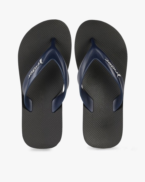 Rider Textured Thong-Strap Flip-Flops