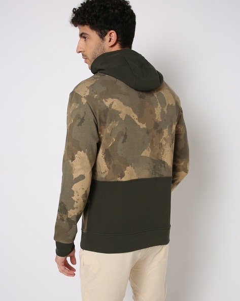 Armani camo hot sale hoodie