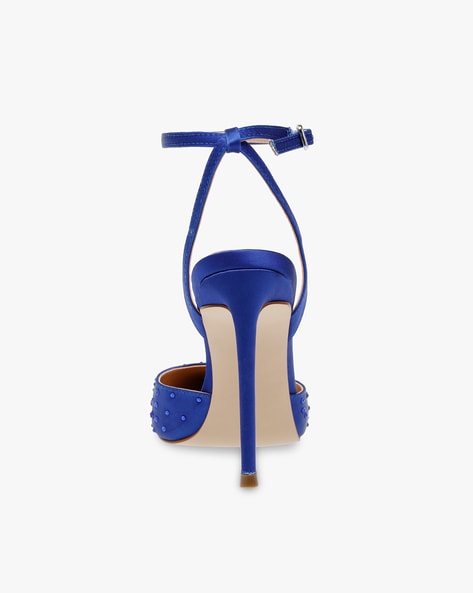 Blue Heels | Navy, Cobalt, High & Strappy | SilkFred