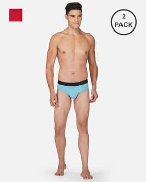 Pack of 2 Micro Modal Briefs with Soft Elasticated Waistband-image-1