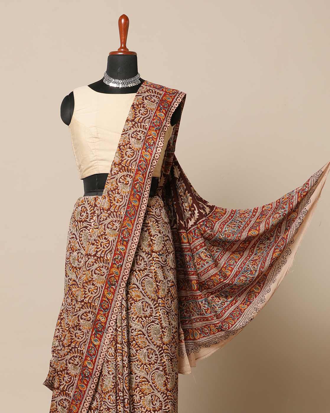 Buy Orange Sarees for Women by Nk Textiles Online | Ajio.com