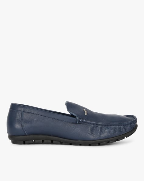 Genuine Leather Low-Top Loafers
