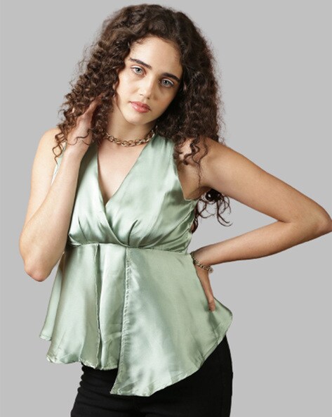 Buy Green Tops for Women by Mwb Online