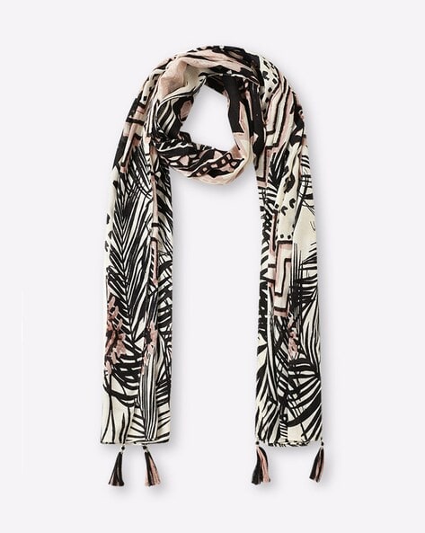 Printed Stole with Tassels Price in India