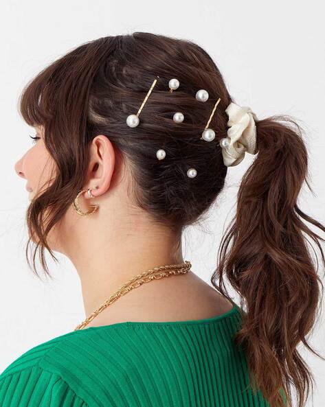Buy Gold-Plated Hair Accessories for Women by Accessorize London Online |  
