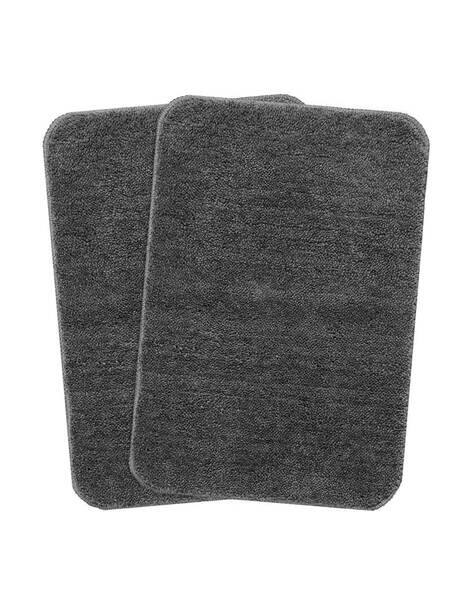Saral Home Textured Microfiber Bathroom Mat  1.1' X 2'
