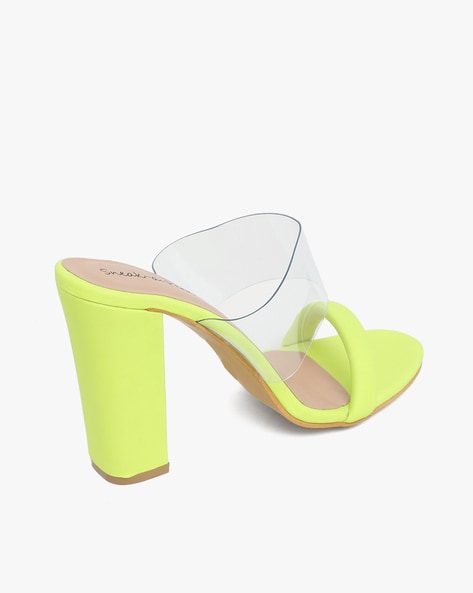 Heels & Wedges | Pink Transparent Neon Heels 🩷 || Very Comfortable || |  Freeup