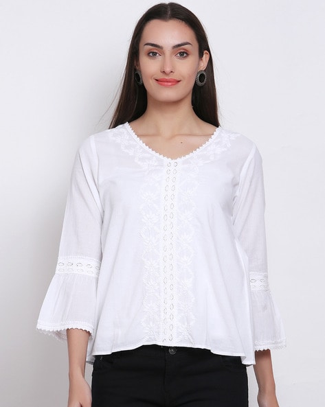 chikankari tops online