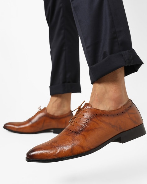 Tan leather deals shoes online