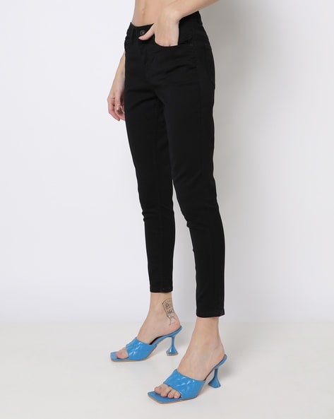 Buy Blue Trousers & Pants for Women by DNMX Online | Ajio.com