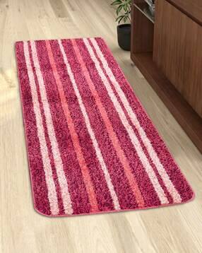 striped microfiber multipurpose floor runner