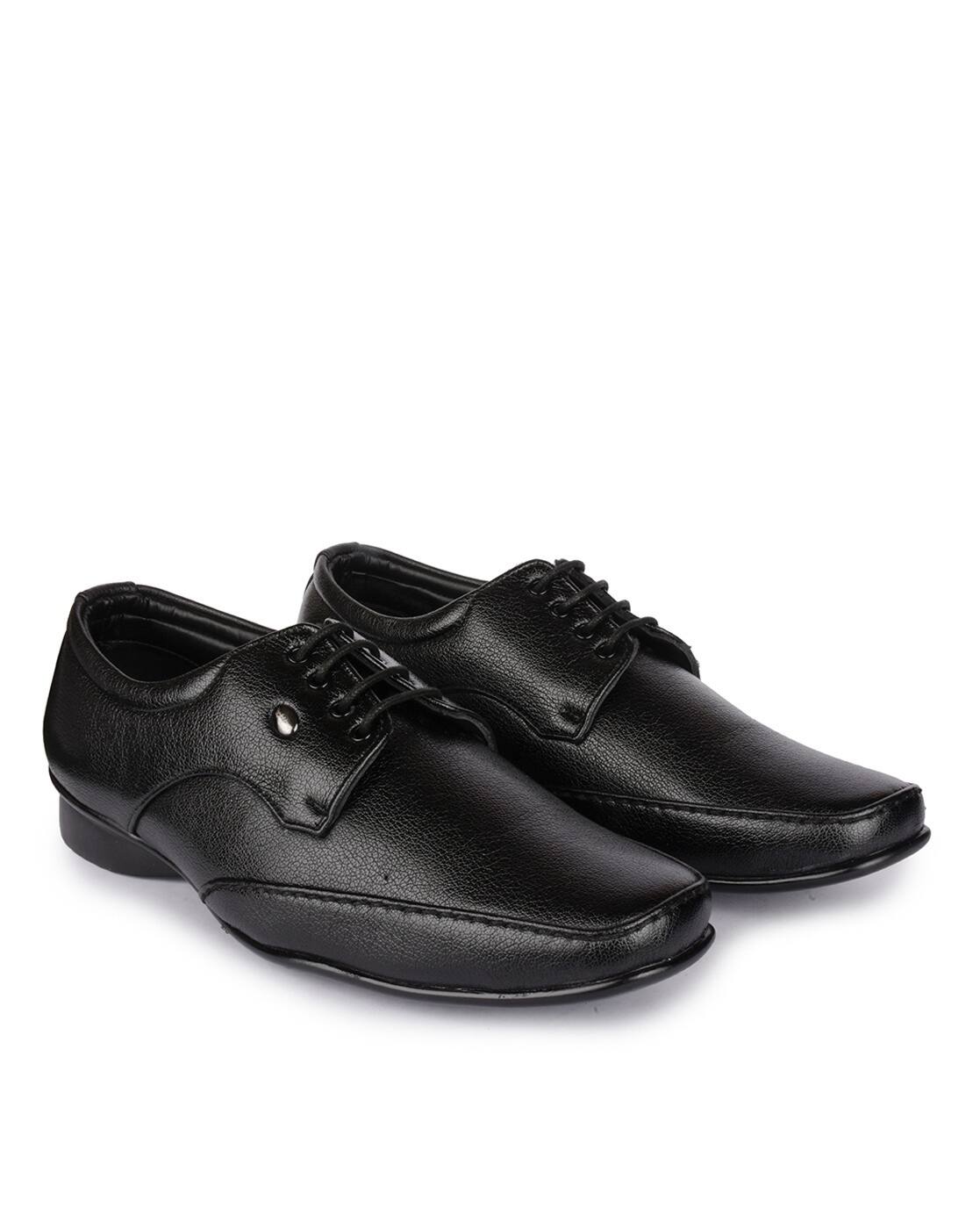Black Formal Shoes for Men by ACTION 