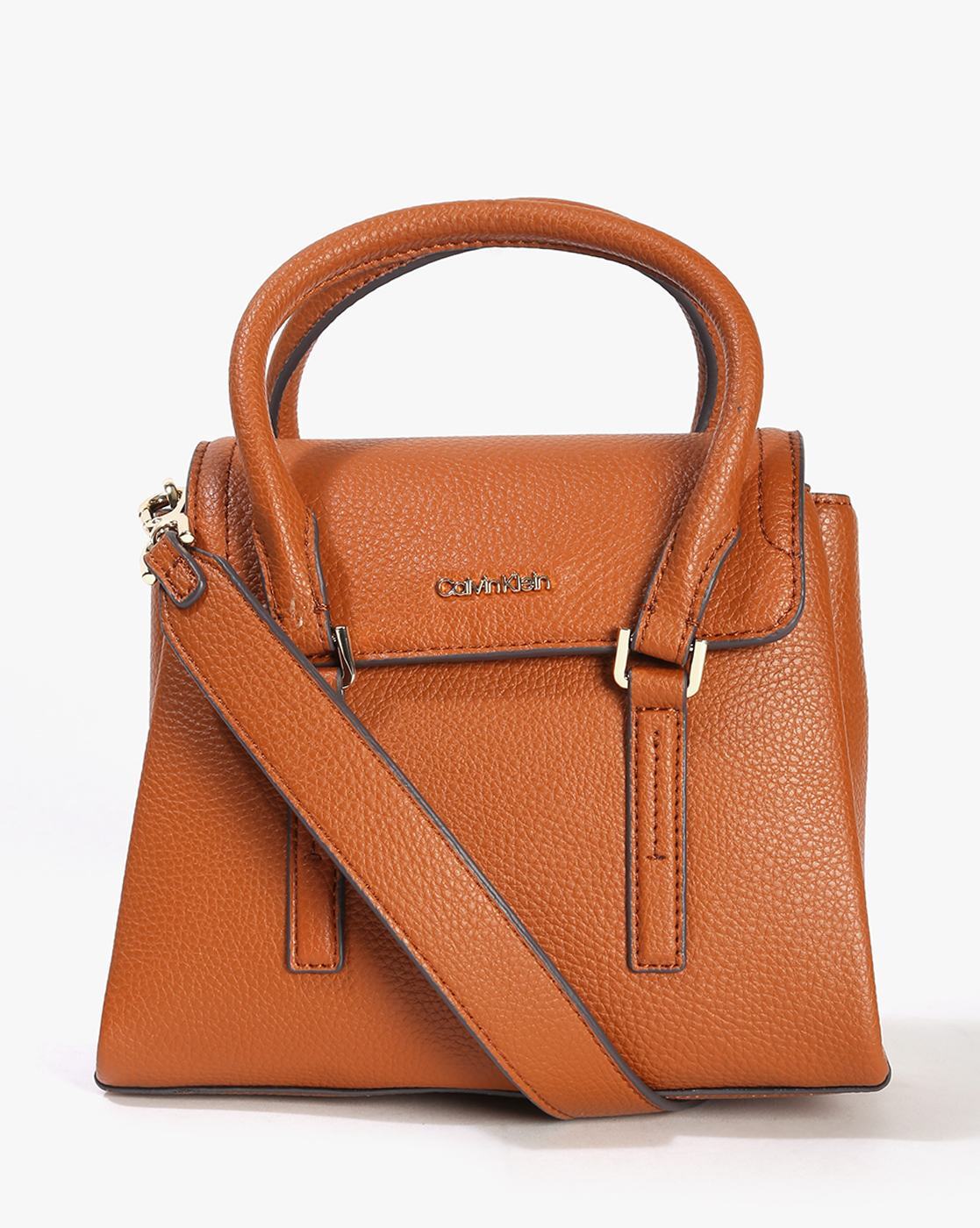 Buy Calvin Klein Women Brown Handbag Brown Online @ Best Price in India