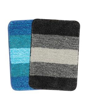 saral home Pack of 2 Colourblock Bathroom Mat  1.1' x 2'-picture-44