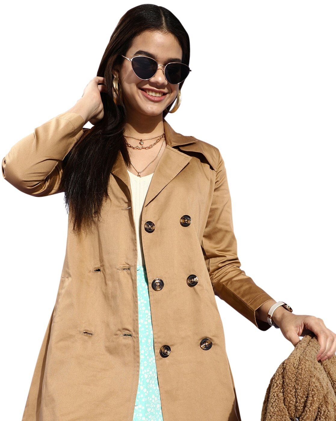 Women sale beige coat