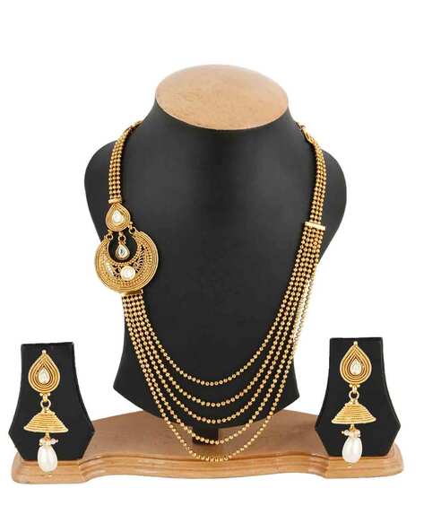 Gold hot sale neckles set