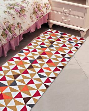 saral home Cotton Print Floor Runner 1.6' X 5.9'-picture-37