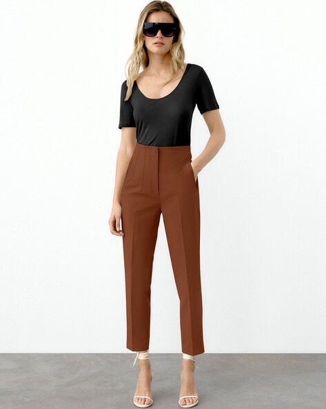 Branded Designer-Style Summer Overalls Women's Casual Pants Cool Metal  Buckle Strap Black Zipper Trousers - China Trousers and Women Trousers  price | Made-in-China.com