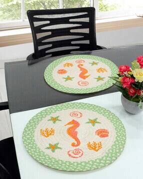 saral home Animal Print Cotton Placemats 38X38 am-picture-53