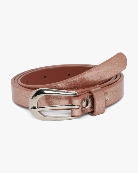 Ivorytag Belt with Metal Buckle Closure