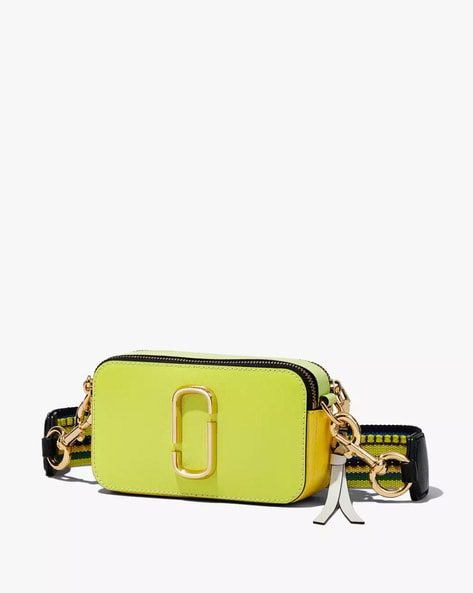 Snapshot leather crossbody bag Marc Jacobs Green in Leather - 35058605