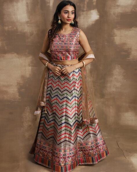 THE LIBAS COLLECTION PARTY WEAR VELVET LEHENGA