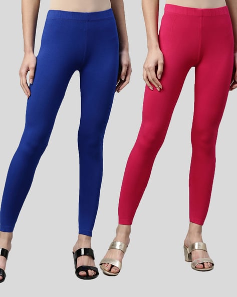 WOMEN'S GYM LEGGINGS - BLUE LEGGINGS – Iris Fitness Online