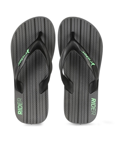 Rider Striped Thong-Strap Flip-Flops