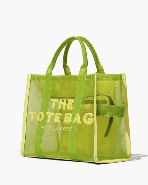 Not So Big Apple Tote Bag Gray-Green
