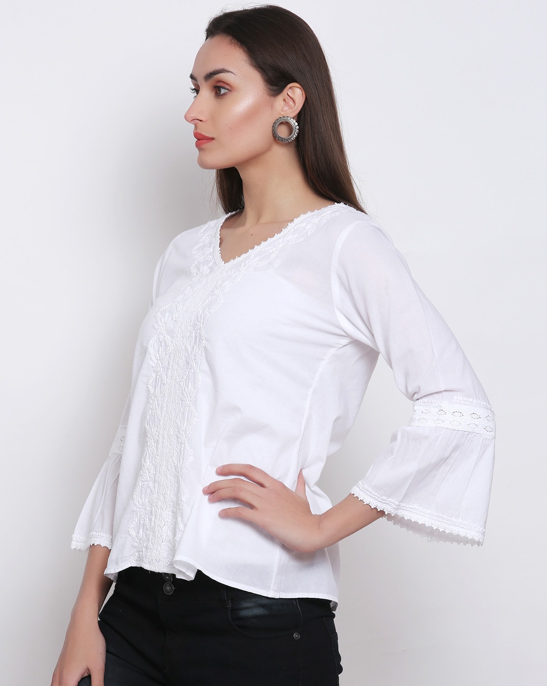 chikankari tops online