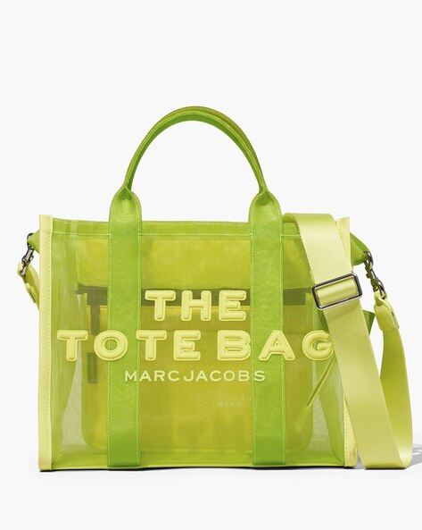 WHATS IN MY BAG, MARC JACOBS THE TOTE BAG GREEN MESH, THE TOTE BAG SMALL  WHAT IT FITS