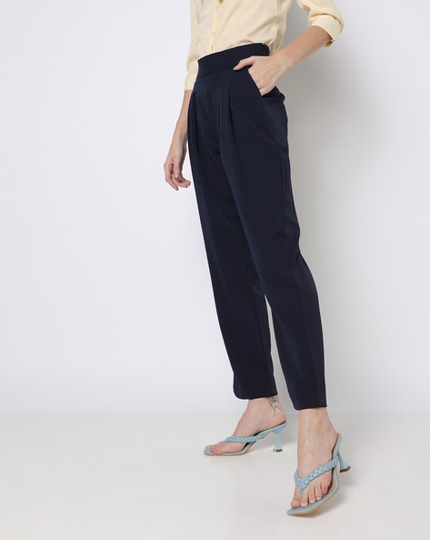 Stella McCartney Fluid Linen Pleat Front Trousers  Rose  Grace Melbourne