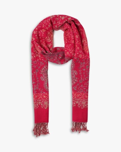 Embellished Paisley Pattern Stole Price in India