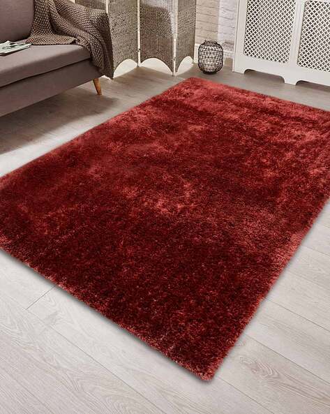 Maroon Rugs Carpets Dhurries For Home Kitchen By Saral Online Ajio Com