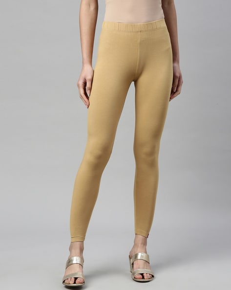 Pack of 2 Ankle-Length Leggings with Elasticated Waist