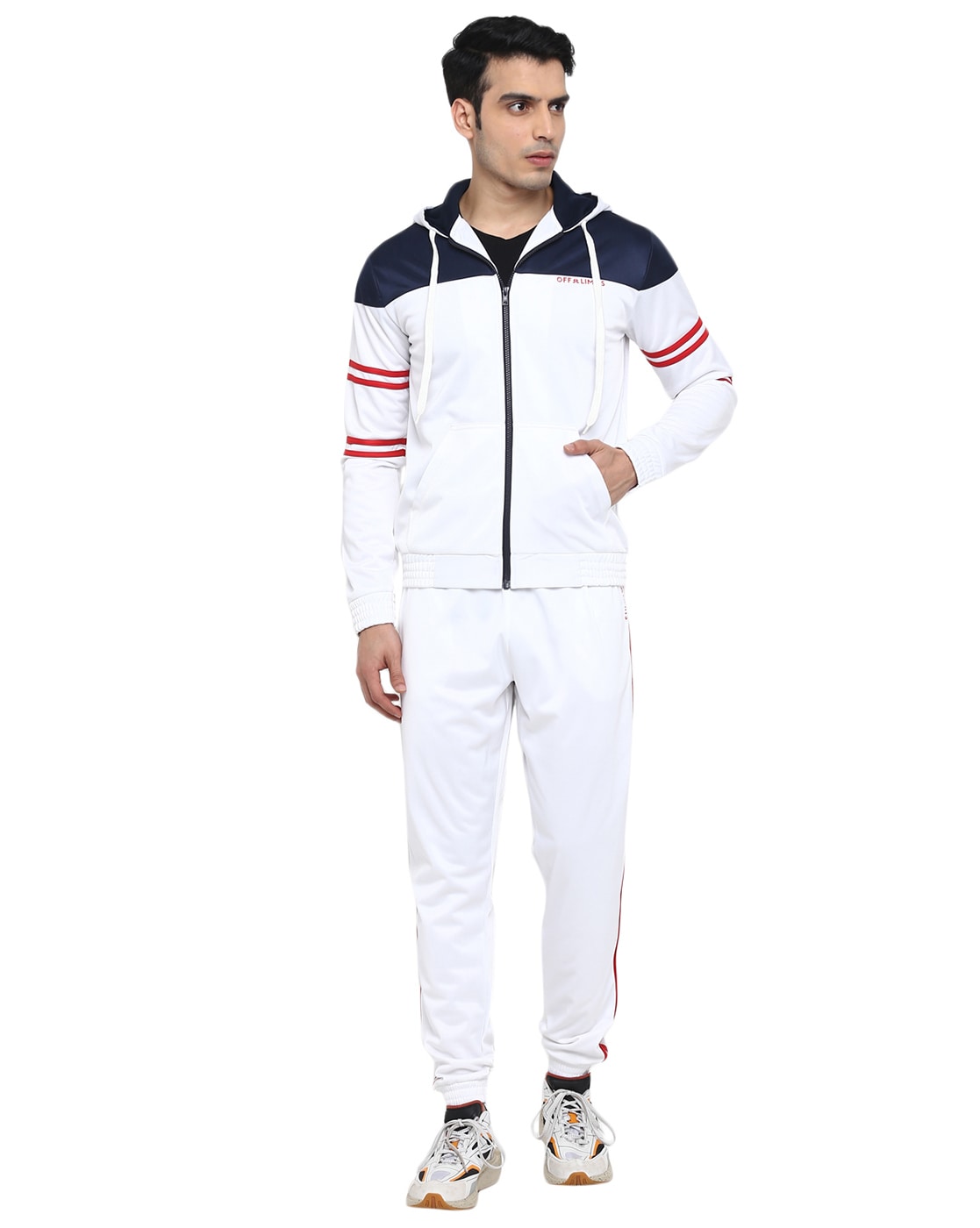 Off white hotsell mens tracksuit