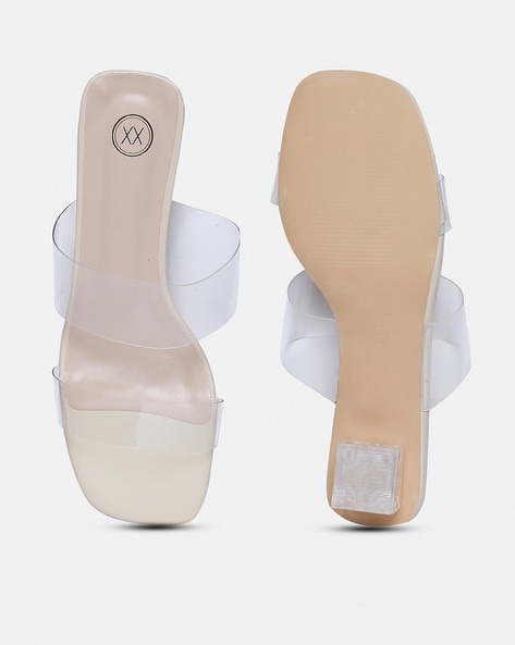 Transparent clear online sandals