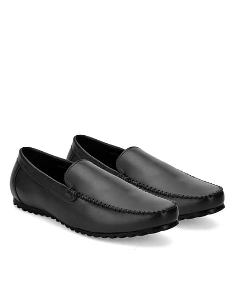 Mid-Tops Round-Toe Loafers