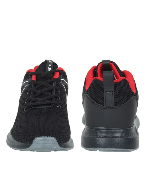 Buy Men Black-Red Sports Running Shoes Online