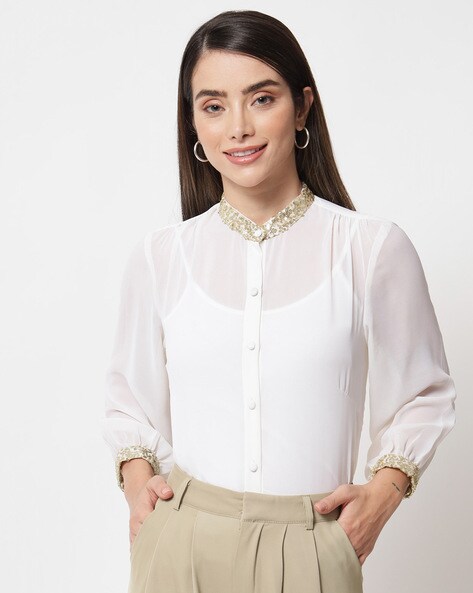 Buy White Tops for Women by Studiorasa Online