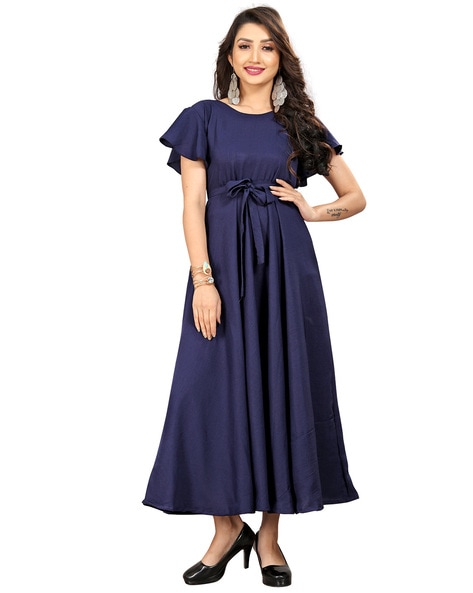 Buy Blue Dress Gown online | Lazada.com.ph-hkpdtq2012.edu.vn