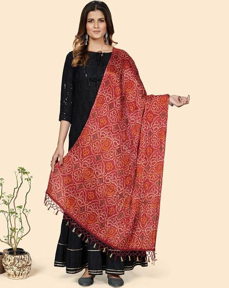 Geometric Print Dupatta Price in India