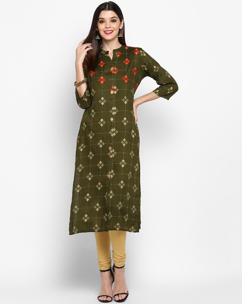 Buy Green Kurta Suit Sets for Women by Kimayra Online | Ajio.com