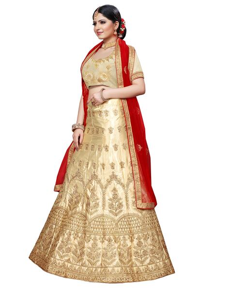 Buy Cream Lehenga Choli Sets for Women by SAINOOR Online | Ajio.com