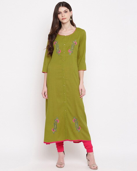 Details 159+ floral embroidery designs for kurtis - netgroup.edu.vn