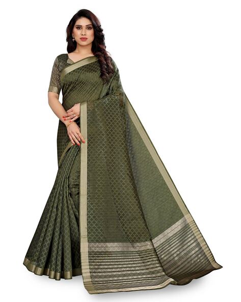 Organza Saree - Buy Classy Designer Organza Sarees Online| Myntra