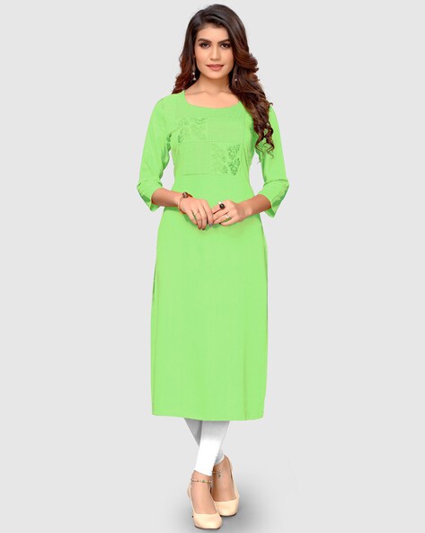 Buy Green Kurtis & Tunics for Women by Btd Fashion Online | Ajio.com