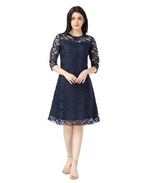 Buy Blue Dresses for Women by RIITIH Online