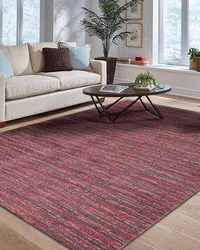rectangular shaped textured carpet
