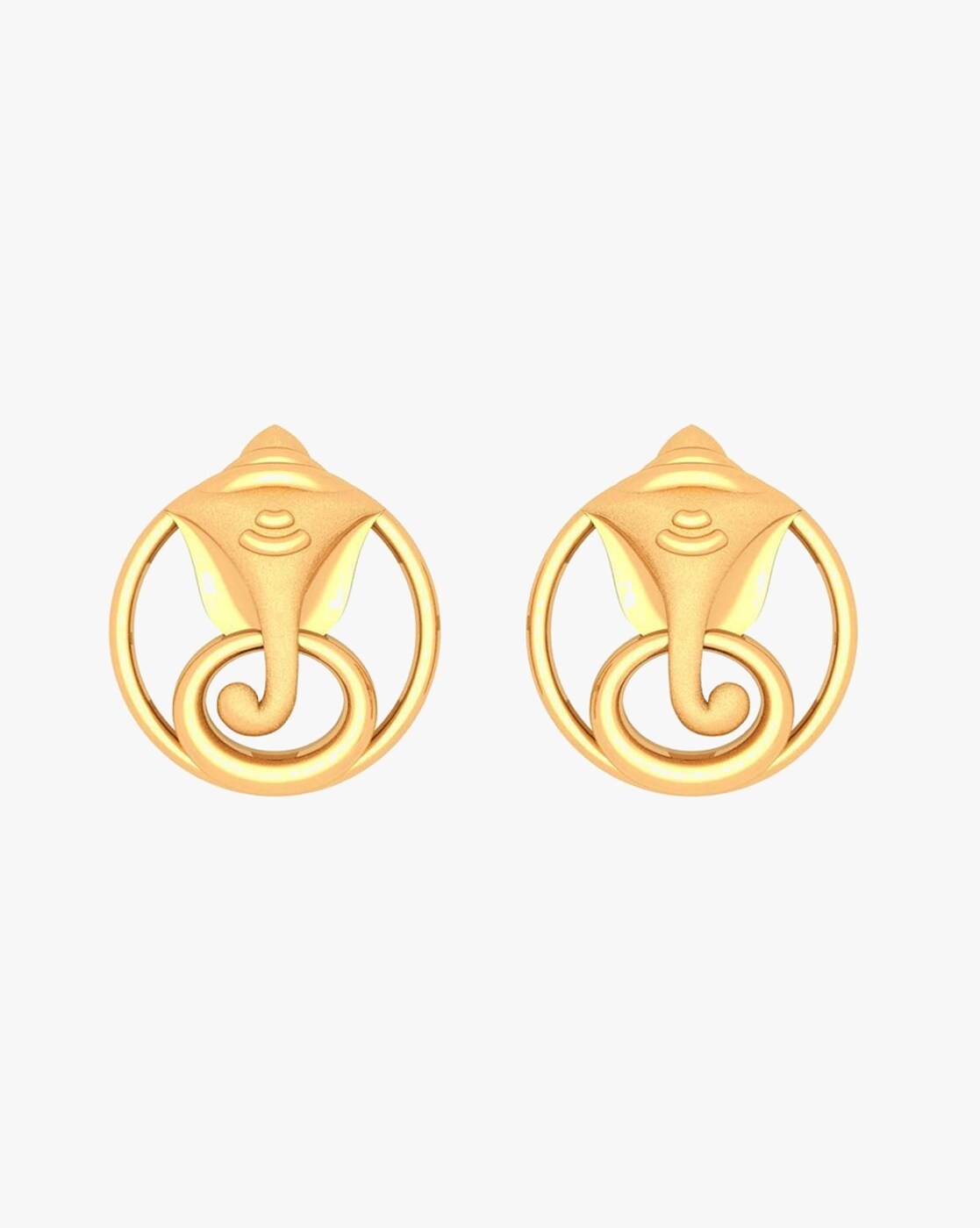 Amazon.com: 14K Yellow And White Gold Round Shape Two Tone Double Row Hoop  Earrings: Clothing, Shoes & Jewelry